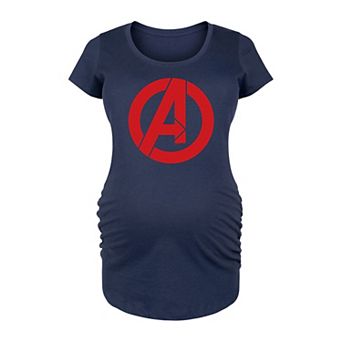 Maternity Marvel Avengers Logo Graphic Tee