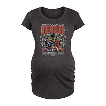 Maternity Marvel Avengers Vintage Band Graphic Tee