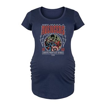 Maternity Marvel Avengers Vintage Band Graphic Tee