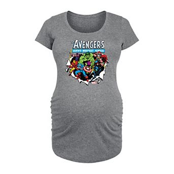 Maternity Marvel Avengers Earth's Mightiest Heroes Graphic Tee