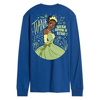 Men's Disney's Tiana Wish Upon A Star Long Sleeve Graphic Tee