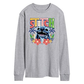 Men's Disney's Lilo & Stitch Live Action Long Sleeve Graphic Tee