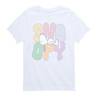 Boys 8-20 Peanuts Sleepy Snoopy Distressed Graphic Tee