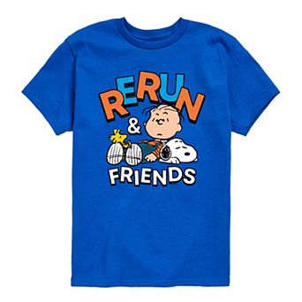 Boys 8-20 Peanuts Rerun & Friends Graphic Tee