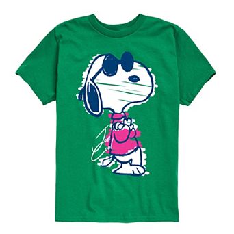 Boys 8-20 Peanuts Joe Cool Scribble Graphic Tee
