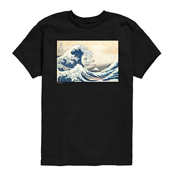 Boys 8-20 Peanuts The Great Wave Off Kanagawa Graphic Tee