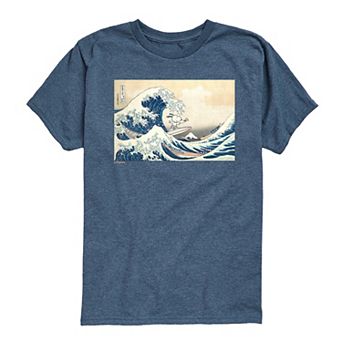 Boys 8-20 Peanuts The Great Wave Off Kanagawa Graphic Tee