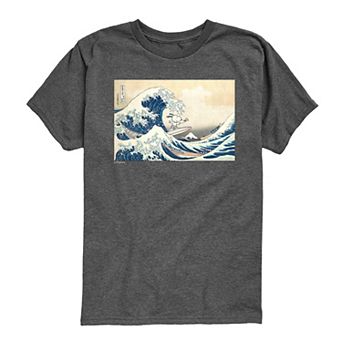 Boys 8-20 Peanuts The Great Wave Off Kanagawa Graphic Tee