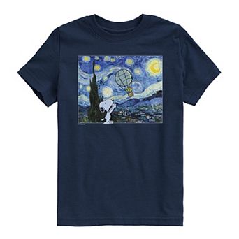 Boys 8-20 Peanuts The Starry Night Graphic Tee