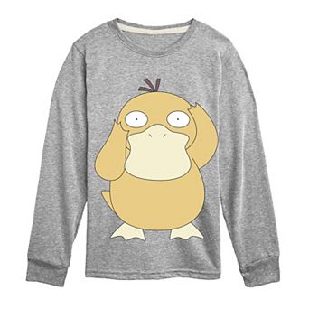Boys 8-20 Pokémon Psyduck Oversized Long Sleeve Graphic Tee