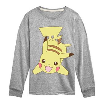 Boys 8-20 Pokémon Pikachu Oversized Long Sleeve Graphic Tee