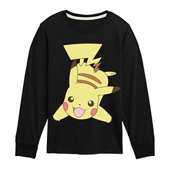 Boys 8-20 Pokémon Pikachu Oversized Long Sleeve Graphic Tee