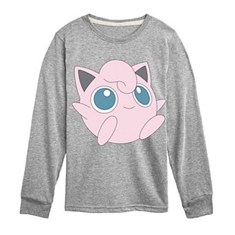 Boys 8-20 Pokémon Jigglypuff Oversized Long Sleeve Graphic Tee
