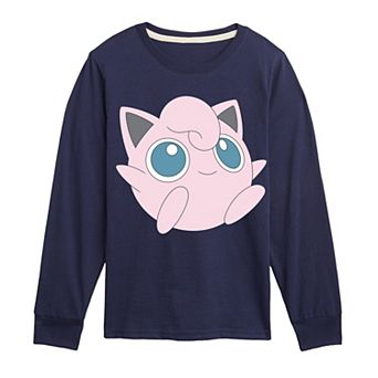 Boys 8-20 Pokémon Jigglypuff Oversized Long Sleeve Graphic Tee