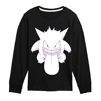 Boys 8-20 Pokémon Gengar Oversized Long Sleeve Graphic Tee