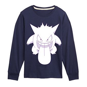 Boys 8-20 Pokémon Gengar Oversized Long Sleeve Graphic Tee