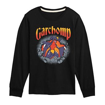 Boys 8-20 Pokémon Garchomp Rocks Long Sleeve Graphic Tee