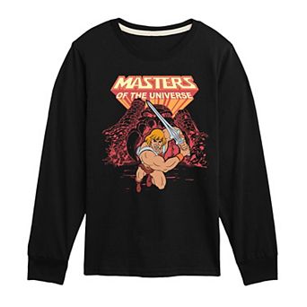 Boys 8-20 Masters Of The Universe He-Man Pose Long Sleeve Graphic Tee
