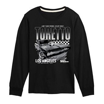 Boys 8-20 Fast & Furious Toretto Racing Long Sleeve Graphic Tee