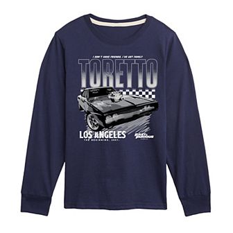 Boys 8-20 Fast & Furious Toretto Racing Long Sleeve Graphic Tee