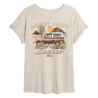 Juniors' Ford Bronco Desert Bound Oversized Tee