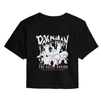 Juniors' Pokémon The Galar Region Tour Cropped Tee