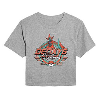 Juniors' Pokémon Deoxys Racing Cropped Tee