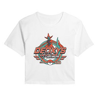 Juniors' Pokémon Deoxys Racing Cropped Tee