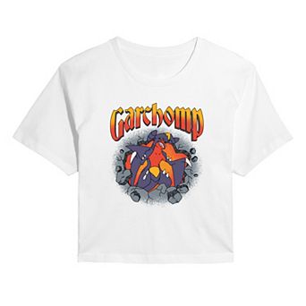 Juniors' Pokémon Garchomp Rocks Cropped Tee