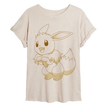 Juniors' Pokémon Eevee Oversized Tee