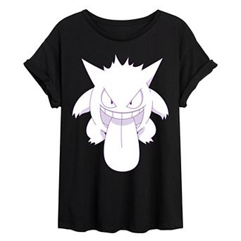 Juniors' Pokémon Gengar Oversized Tee