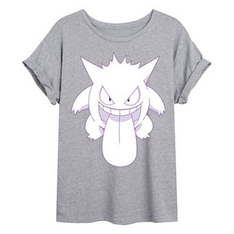 Juniors' Pokémon Gengar Oversized Tee