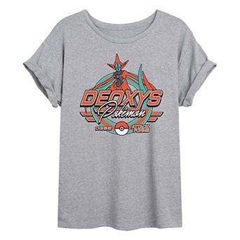 Juniors' Pokémon Deoxys Racing Oversized Tee