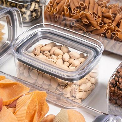 OU Airtight Food Storage Container 8pc (set of 4) Leak Proof Lid Plastic Storage Container