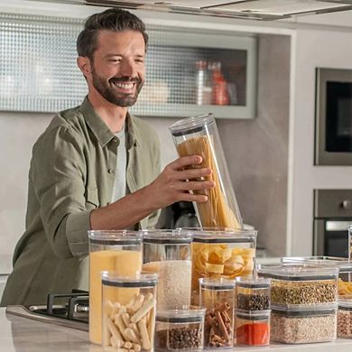 OU Airtight Food Storage Container 24pc (set of 12) Leak Proof Plastic Storage Container