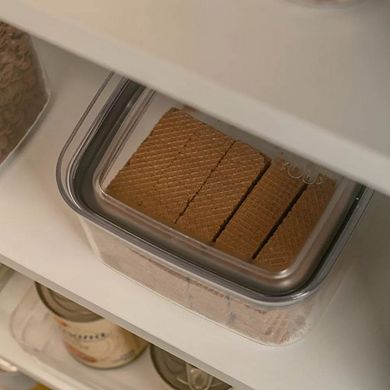OU Airtight Food Storage Container 8pc (set of 4) BPA Free Plastic Container with Leak Proof Lid