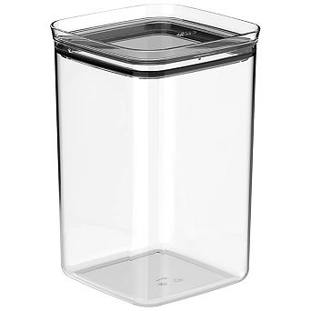 OU Airtight Food Storage Container 3.7-qt BPA Free Clear Plastic Food Storage Container