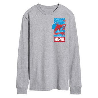 Men's Marvel Spider-Man Logo Long Sleeve Graphic Tee