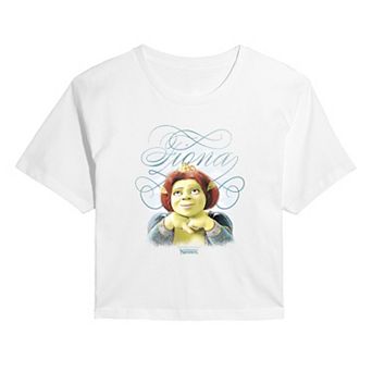 Juniors' Shrek Fiona Cropped Tee
