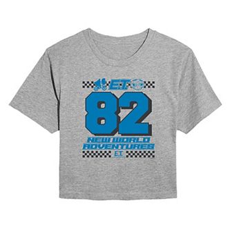 Juniors' E.T. the Extra-Terrestrial Cropped Tee