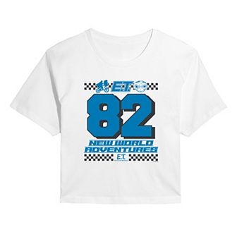 Juniors' E.T. the Extra-Terrestrial Cropped Tee