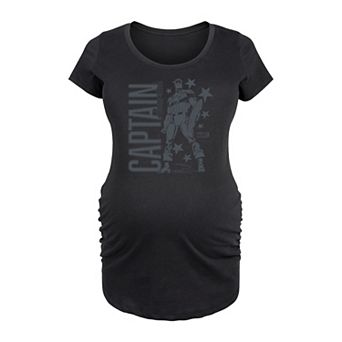 Maternity Marvel Captain America Graphic Tee