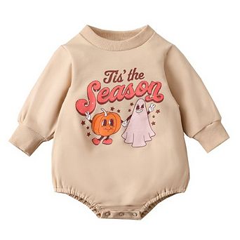 Baby Boys Tis the Season Fall Sweater Long-Sleeve Bodysuit