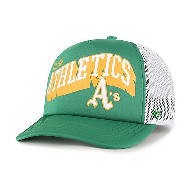 Men's '47 Green Athletics Meander Foam Trucker Snapback Hat