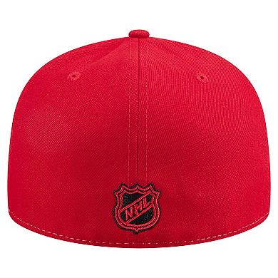 Men's New Era White/Red New Jersey Devils Repeat Two-Tone 59FIFTY Fitted Hat