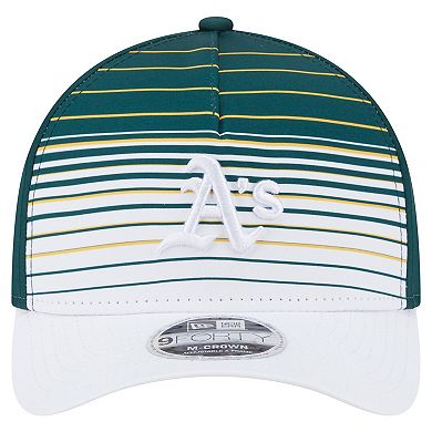 Men's New Era Green Athletics Gradient 9FORTY M-Crown Adjustable Hat