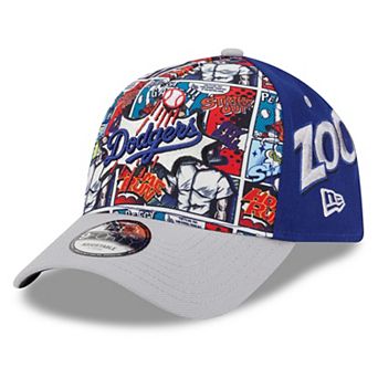 Men's New Era Royal/Gray Los Angeles Dodgers 2025 MLB Diamond Hero Edition A-Frame 9FORTY Adjustable Hat