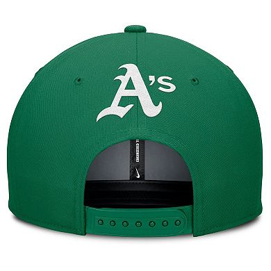 Men's Nike Gray/Green Athletics Pro Performance Snapback Hat