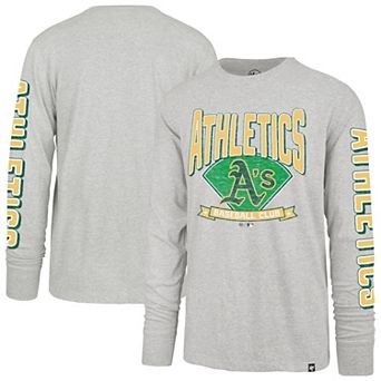 Men's '47 Gray Athletics Fair Ball Franklin Long Sleeve T-Shirt