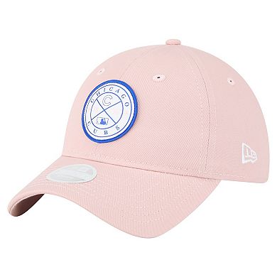 Women's New Era Pink Chicago Cubs Bloom 9TWENTY Adjustable Hat